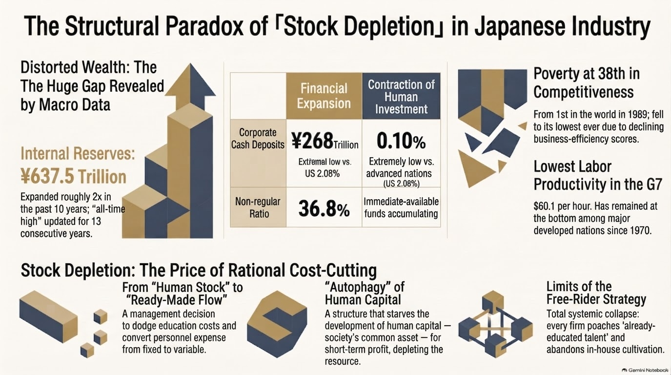 Figure 1: Structural Paradox of Japanese Industry